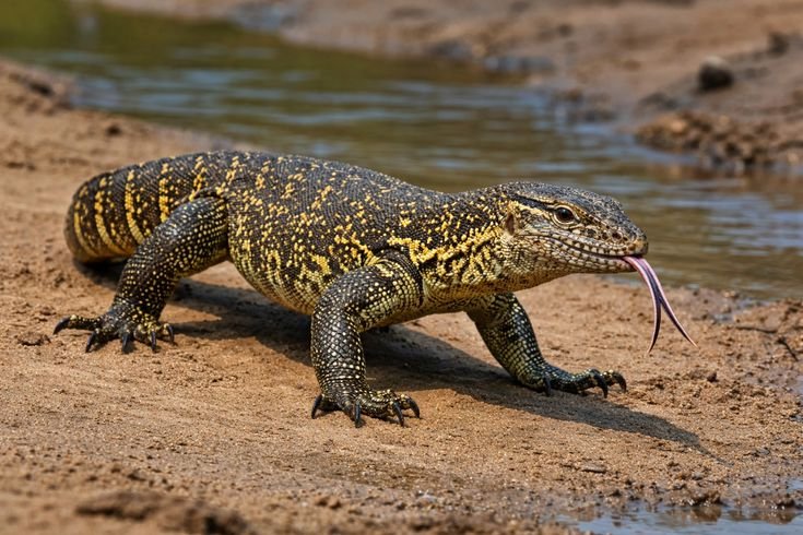 Nile Monitor in Tanzania