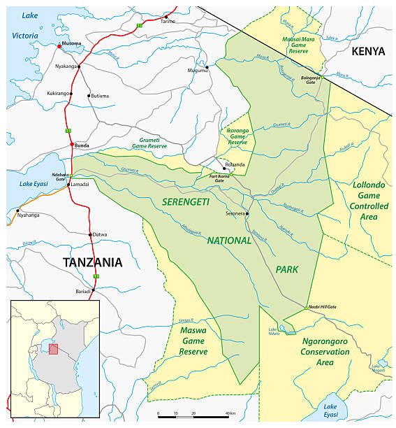 Serengeti National Park Map