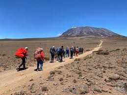 Umbwe Route campsite Kilimanjaro