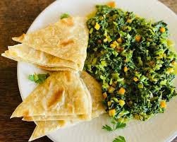 Mchicha — Tanzanian spinach and peanut curry with coconut milk