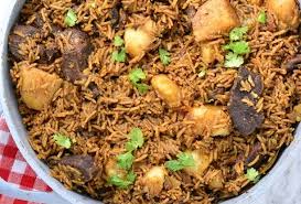 Tanzanian Pilau — aromatic spiced rice with meat
