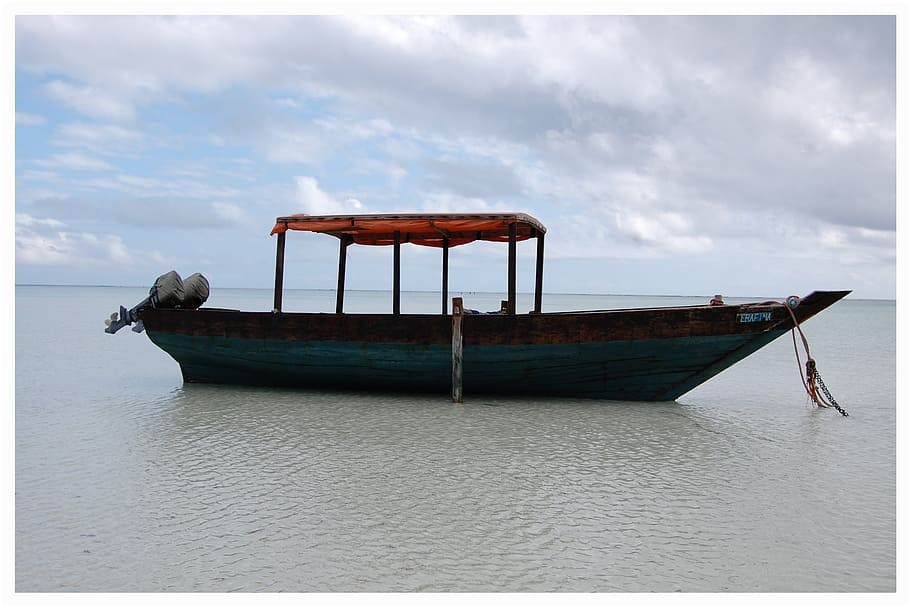 Nungwi dhow building yard Zanzibar